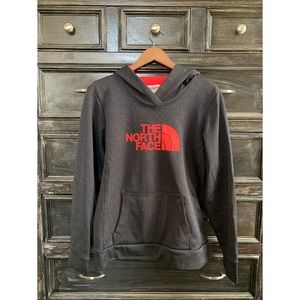 North Face Pink and Grey Sweatshirt